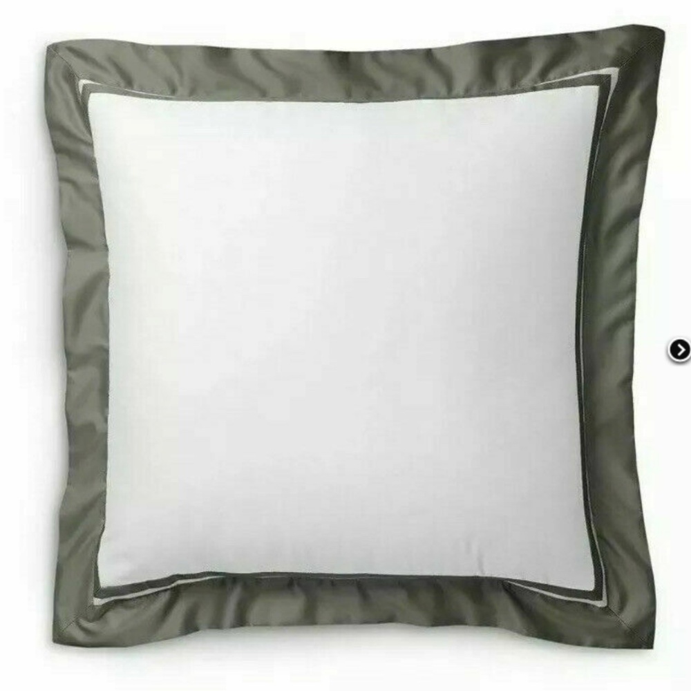 Ralph Lauren Home Bowery European Euro‎ Sham Metro Gray $145 New